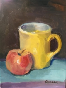 Sunshine Mug and Apple