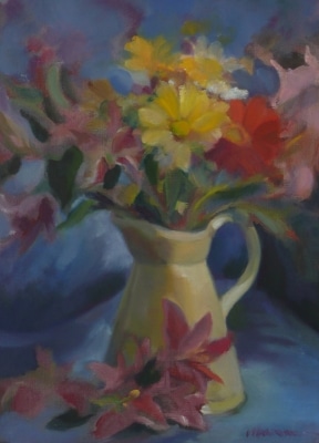 Floral Bouquet in Pitcher