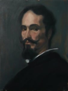 after Velazquez,  Portrait of A Man